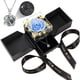 thumbnail image 1 of Collar de rosas auténticas preservadas «I Love You» - Lebana Sky Blue, 1 of 7
