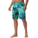 thumbnail image 4 of INSPIRE CHIC Pantalones Cortos de Natación de Verano para Hombre con Estampado Floral Tropical, Cintura Elástica y Cordón, 32 Verde Oscuro, 4 of 5