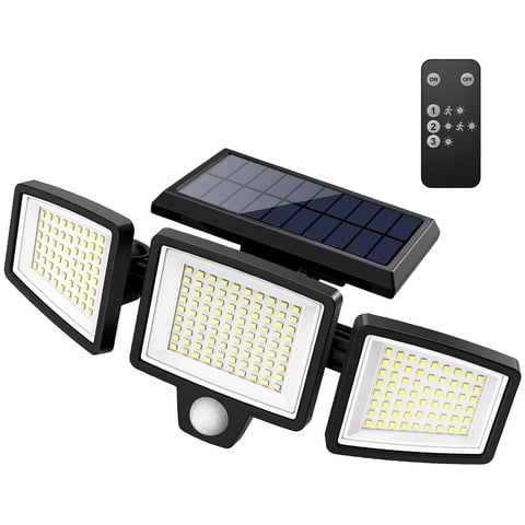 Luces Solares Para Exteriores Tuffenough 2500 Lm 210 Led Con Control Remoto