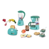 Sweet Home - Set 3 En 1 Con Licuadora, Tostadora Y Cafetera + 28 Accesorios