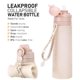 thumbnail image 4 of Botella de agua TakeToday plegable de 600 ml con correa de pajita, 4 of 8