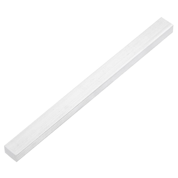 Barra plana cuadrada de aluminio 6063 de Uxcell, grosor de 3/4", ancho de 1", longitud de 12"