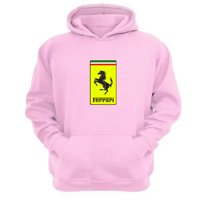 Genérico - Polerón Canguro Ferrari Rosa Talla Xs Unisex