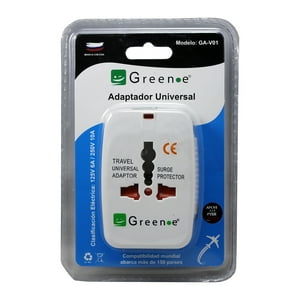 Green E - Adaptador Universal Viajero (Conformidad Europea)