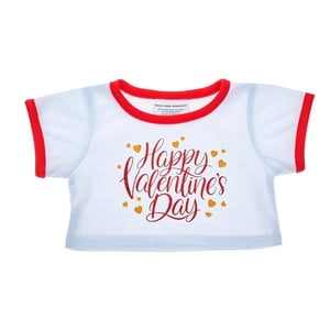 Polera Build A Bear San Valentín Diseño Brillante