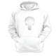 thumbnail image 1 of Polerón Canguro Punisher Blanco Talla M Unisex, 1 of 1