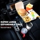 thumbnail image 2 of Bandeja portavasos para coche, expansor de portavasos para coche, bandeja expansible 3 en 1 para comer en el coche, artículos esenciales para viajes por carretera, accesorios para el coche para hombre, 2 of 7