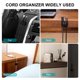 thumbnail image 3 of Organizador de cables WDBmla – Pack de 16 clips negros, 3 of 7