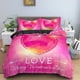 thumbnail image 1 of Sweet Heart Valentine's Bedding Set Boys Girls Duvet Cover Pillowcase Bed Kids Adult Home Textileextile, 1 of 5