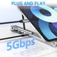 thumbnail image 4 of Base soporte para laptop Umaniy 8 en 1 con estación de acoplamiento USB-C, 4 of 7