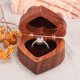 thumbnail image 5 of Caja de anillos Wislist de madera en forma de corazón 5.5 × 6 × 3.2 cm, 5 of 9