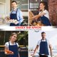 thumbnail image 5 of Pack de 10 delantales unisex Utopia Kitchen resistentes al agua, azul marino, 5 of 6