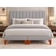 thumbnail image 1 of Cama King Size Turin + Respaldo King Size Turin + Colchon Mery Desing Gris Claro, 1 of 8