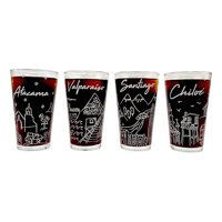 Glasso - Set 4 Vasos Chile Collection