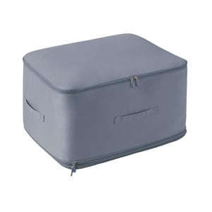 Bothyi - Bolsa Organizadora De Autocompresión Con Cremallera, Bolsa De Almacenamiento Para Mantas, Ropa De Cama, Juguetes, Azul