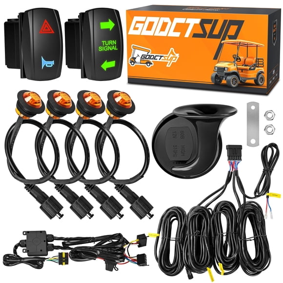 Kit de Señales de Giro UTV GODCTSUP 12V LED con Bocina