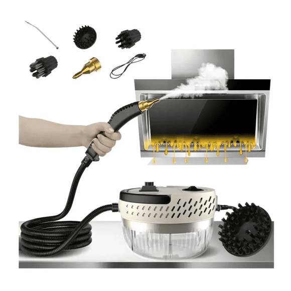 Limpiadora A Vapor Profesional 3000w | Alta Presión Y Temperatura | Estanque Gran Capacidad 1400ml | Desinfectante Multiuso Para Cocina, Baños Y Auto