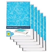 Recambios Para Bandejas De Arena Para Gatos Petsafe, Sin Cuchara, Cristal (Paquete De 6)