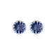 thumbnail image 1 of Pendientes puntos De luz azul intenso 5mm Plata fina ley S925, 1 of 3