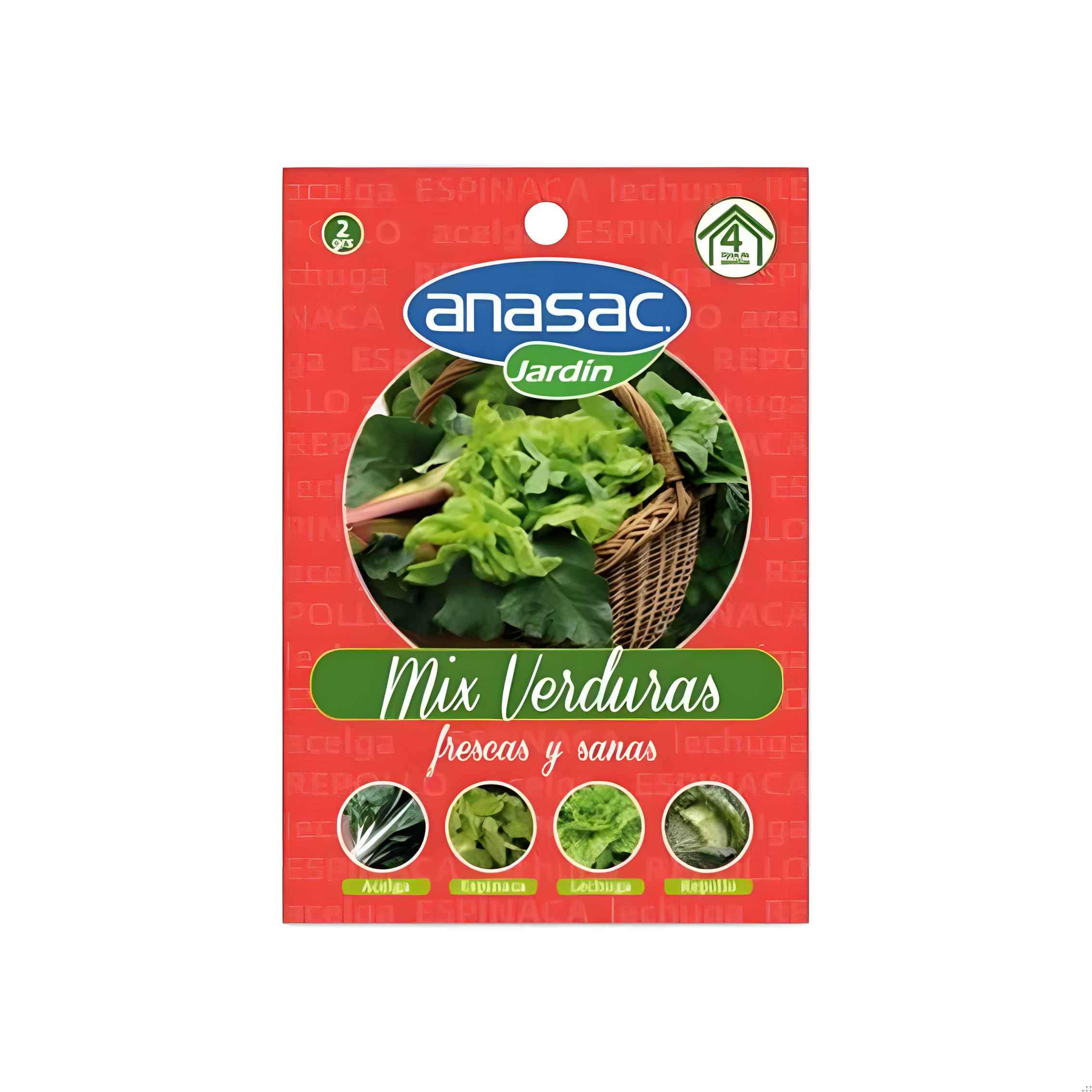 Semilla Mix De Verduras 2Grs - Anasac