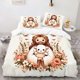 thumbnail image 1 of Duvet Cover Set White with a Floral Pattern of Jesus Holding a Lamb Suitable for Bedroom Bedding Decoration, 1 of 1