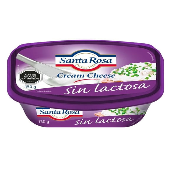 Queso Crema Sin Lactosa, 150 g