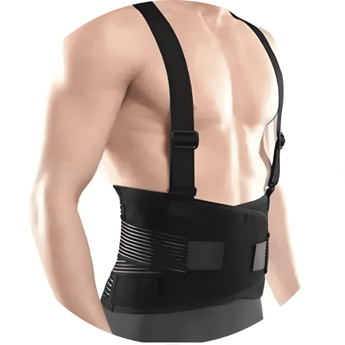 Genérica - Faja Cinturón Soporte Espalda Baja Lumbar Ajustable