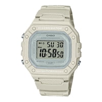 Reloj Digital Blanco Casio W-218Hc-8Av