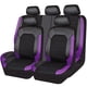 thumbnail image 1 of Fundas para asientos de auto CAR PASS de cuero, juego completo, compatibles con airbag, 1 of 9