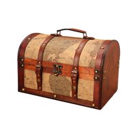 Bothyi - Accesorios Para Fotos Maleta Vintage Resistente Con Asa Para Dormitorio, Escaparate, Hogar M