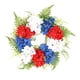 thumbnail image 1 of Guirnalda Patriótica Americana Guirnalda De Flores Hojas Verdes Día De Los Caídos, 1 of 5