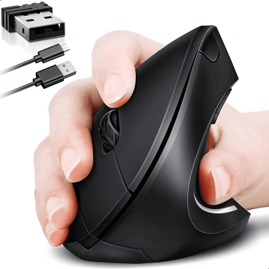 Genérico - Ratón Vertical Inalámbrico Ergonómico Usb