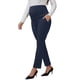 thumbnail image 4 of INSPIRE CHIC Pantalones de Maternidad para Mujeres para el Trabajo Sobre el Vientre de Cintura Alta Pantalones de Oficina de Negocios para el Embarazo con Bolsillos 2XL Azul, 4 of 6