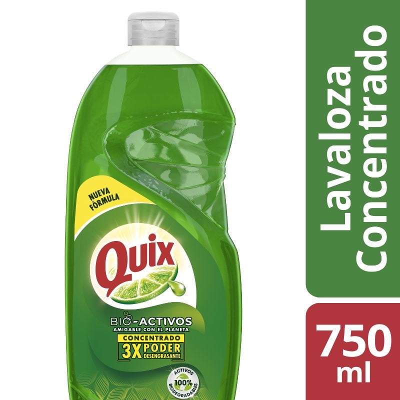 Lavalozas Limón Con Bio Activos Concentrado 750 ml Quix