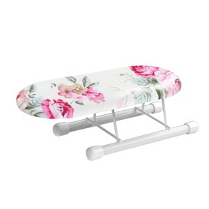 Magideal - Tabla De Planchar Portátil Para Mesa, Patas Plegables, Cubierta Extraíble, Puños De Planchado, Escote Para El Hogar, Apartamentos, Viajes , Colorful Pequeña