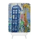 thumbnail image 1 of Cortina de ducha de Doctor Who Tardis, juego de cortina de baño con ganchos, tamaño 60 x 72 pulgadas, 1 of 3