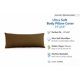 thumbnail image 2 of Funda de almohada EVOLIVE 53x137 cm Microfibra Café con cremallera, 2 of 9