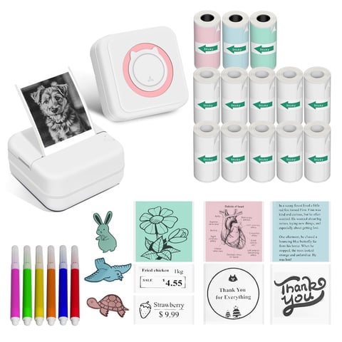 Impresora Térmica Portátil Mini Para Stickers Aptika