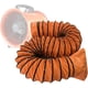 thumbnail image 1 of Manguera de PVC Flexible 5mts Conducto de ventilación de Vinilo retráctil portátil Ligero Conducto Flexible Aislado para Ventilador Extractor de Ventilador, 30cm 12 Pulgadas 5 Mts, 1 of 7