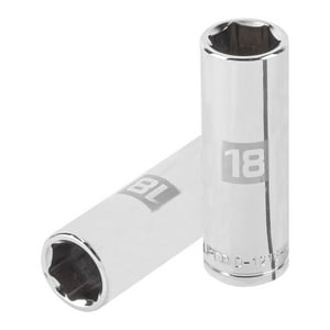 Truper - Dado Hexagonal Milimetrico Cuadrante 1/2"" Largo 18Mm