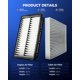 thumbnail image 3 of Kit de filtros de aire del motor y de la cabina KAX Hyundai Kia CF12820 CA12816, 3 of 9