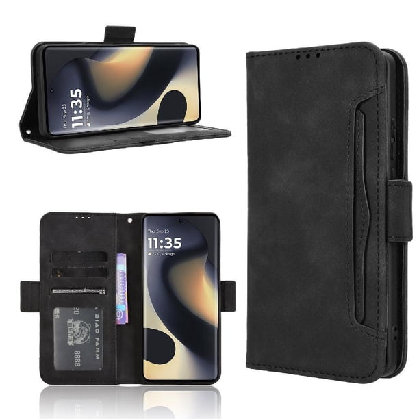 Funda Tipo Billetera FOXDOCK para Motorola Edge 2024 5G – Tapa Flip con Tarjetero