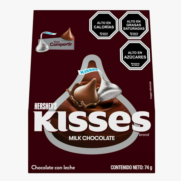 Chocolates Kisses Creamy Milk, 74 g