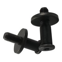 Ioensy - 2 Pernos Delanteros Para Portón Trasero Con Arandela Y Tuerca Para Reemplazar Piezas.