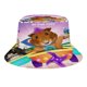 thumbnail image 1 of Mascotas Maravilla en la Ciudad Sombrero bucket para adultos, gorra de protección solar, sombrero de pescador plegable para viajes al aire libre, pesca y actividades de verano, 1 of 6