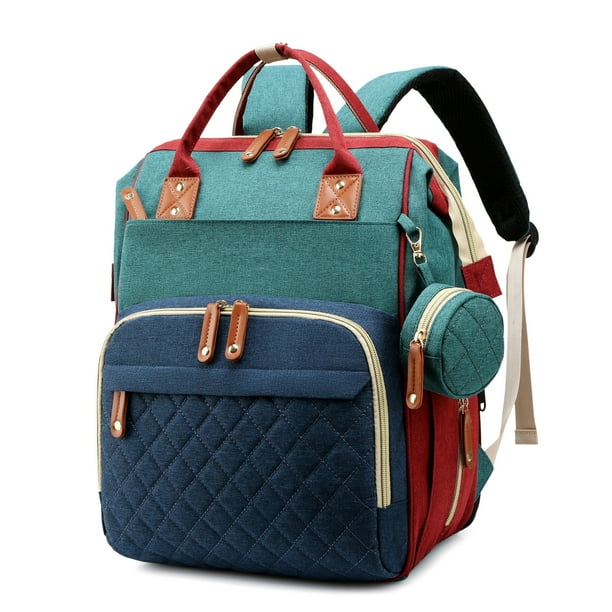 Multifunctional Baby Diaper Bag Backpack with Changing Station - Waterproof Large Travel Backpack for Boys and Girls - Essential Newborn Baby Registry Gift