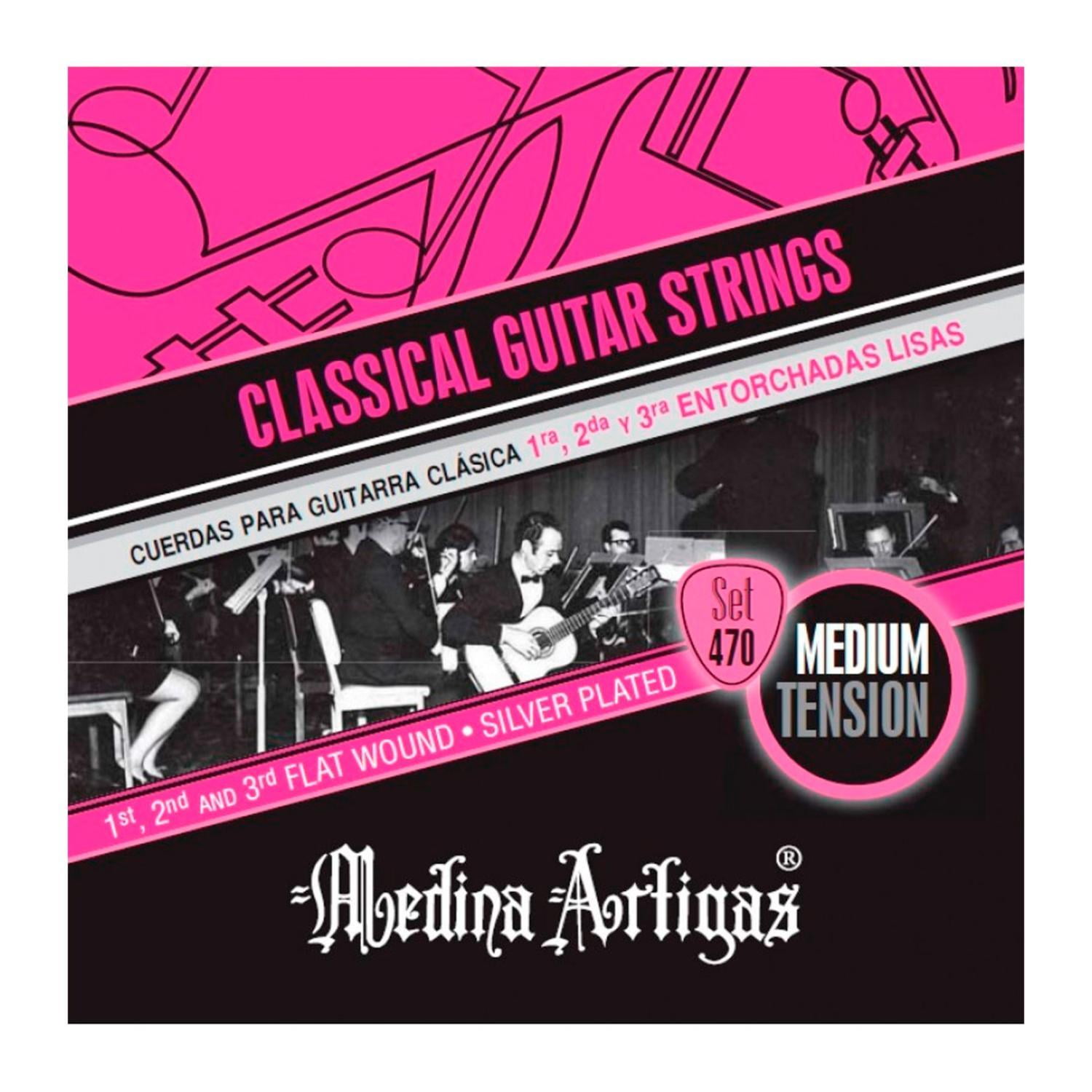 Medina Artigas Set 470 Set De Cuerdas Nylon Guitarra Clásica