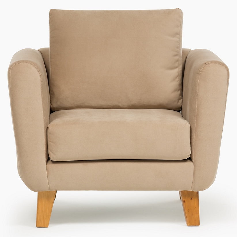 Barra Design - Sillón Thomas Felpa Beige
