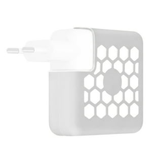 Newo - Protector Cargador Macbook Pro 60W Silicona Blanco