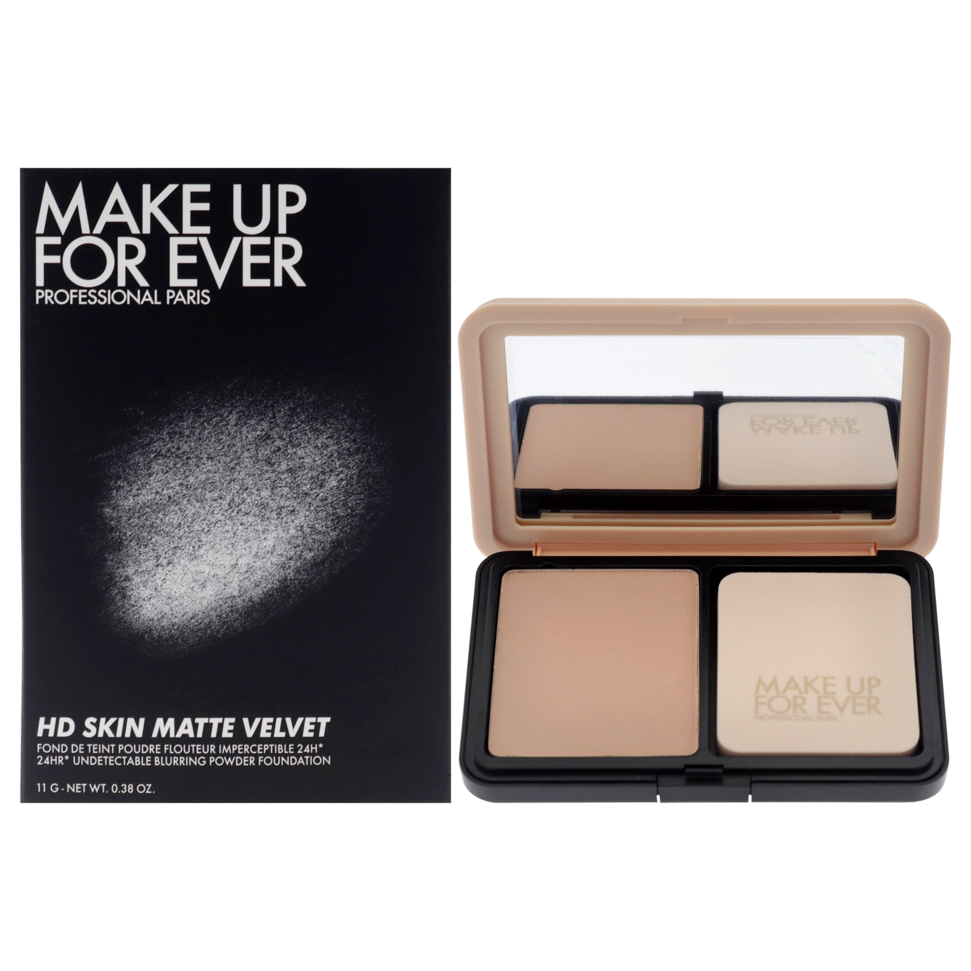 Make Up For Ever - Base De Maquillaje En Polvo Mate Aterciopelado Hd Skin - 1r02 Cool Alabaster